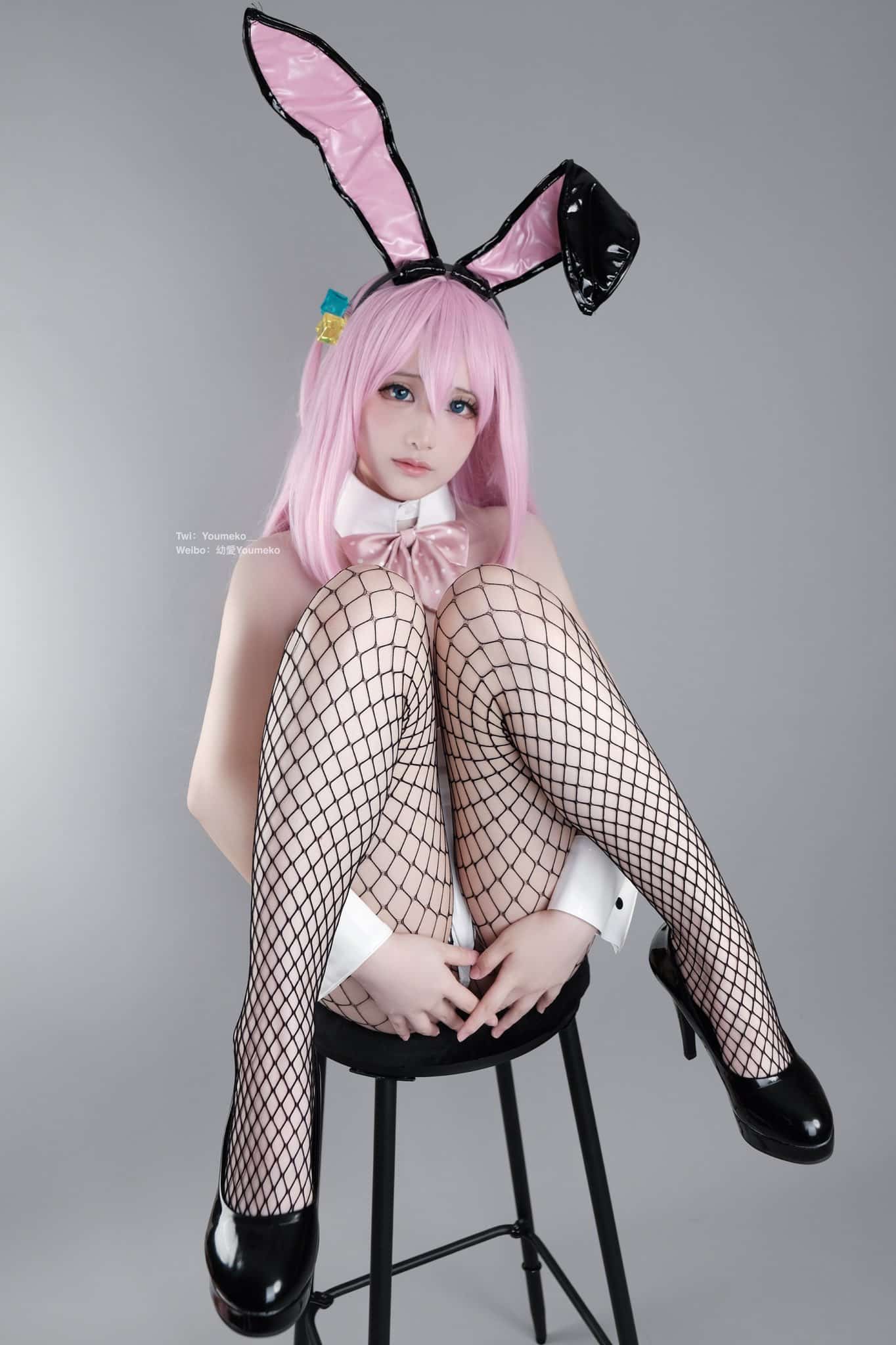 Bocchi the Rock Bocchi conejita cosplay @Youmeko 7