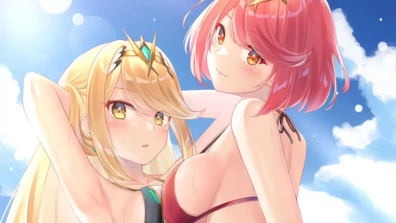 Invoca a Mythra y Pyra de Xenoblade Chronicles 2 con estas nuevas figuras hentai