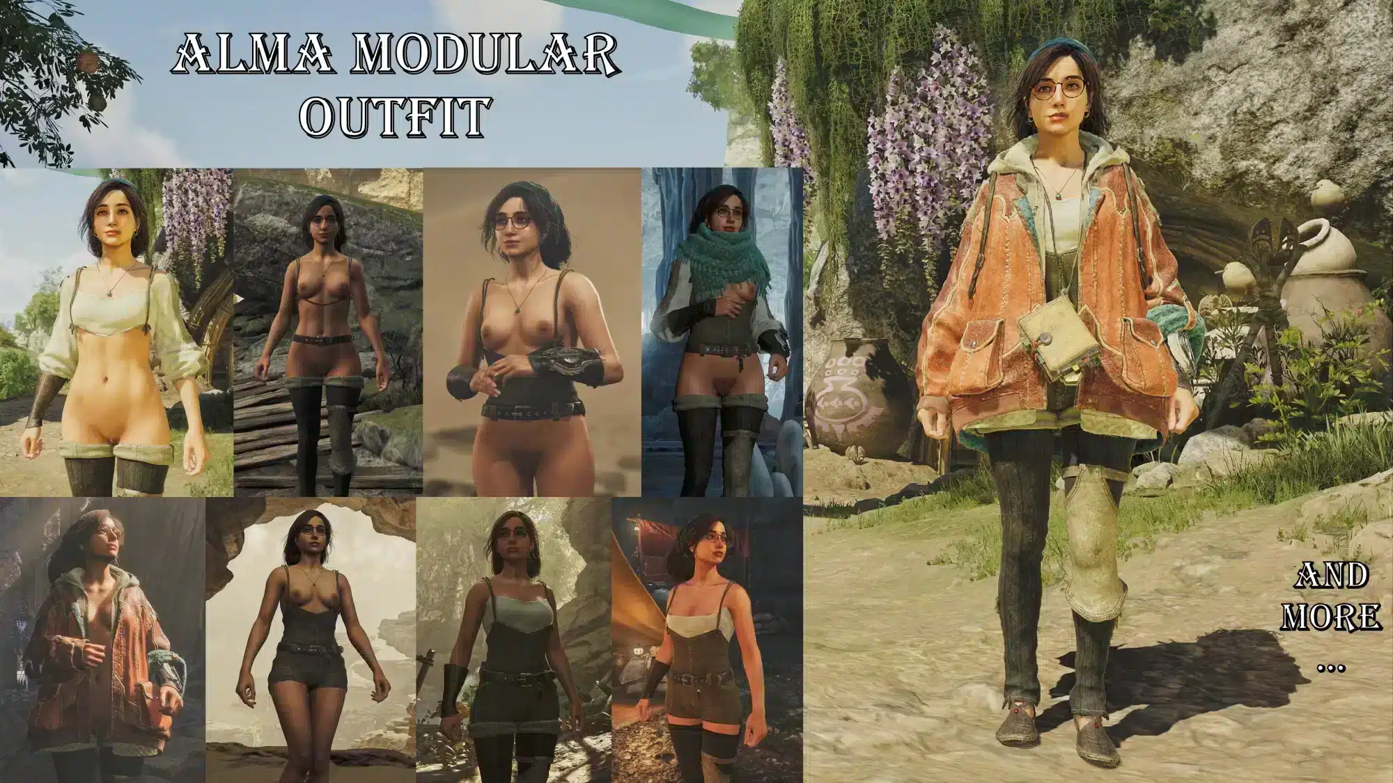 Monster Hunter Wilds Estos son los mejores mods 18 para el videojuego Nude Alma Emma 2