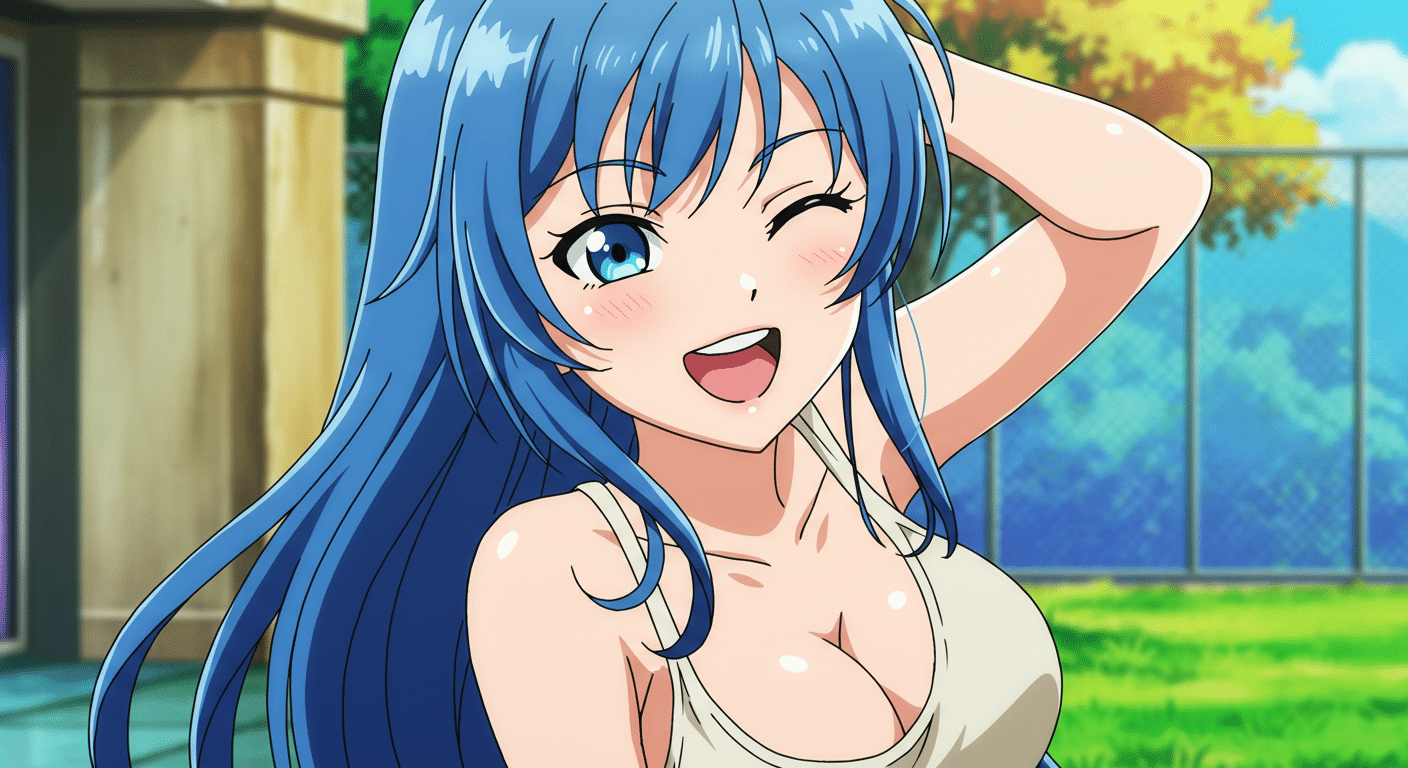 chica anime coqueta