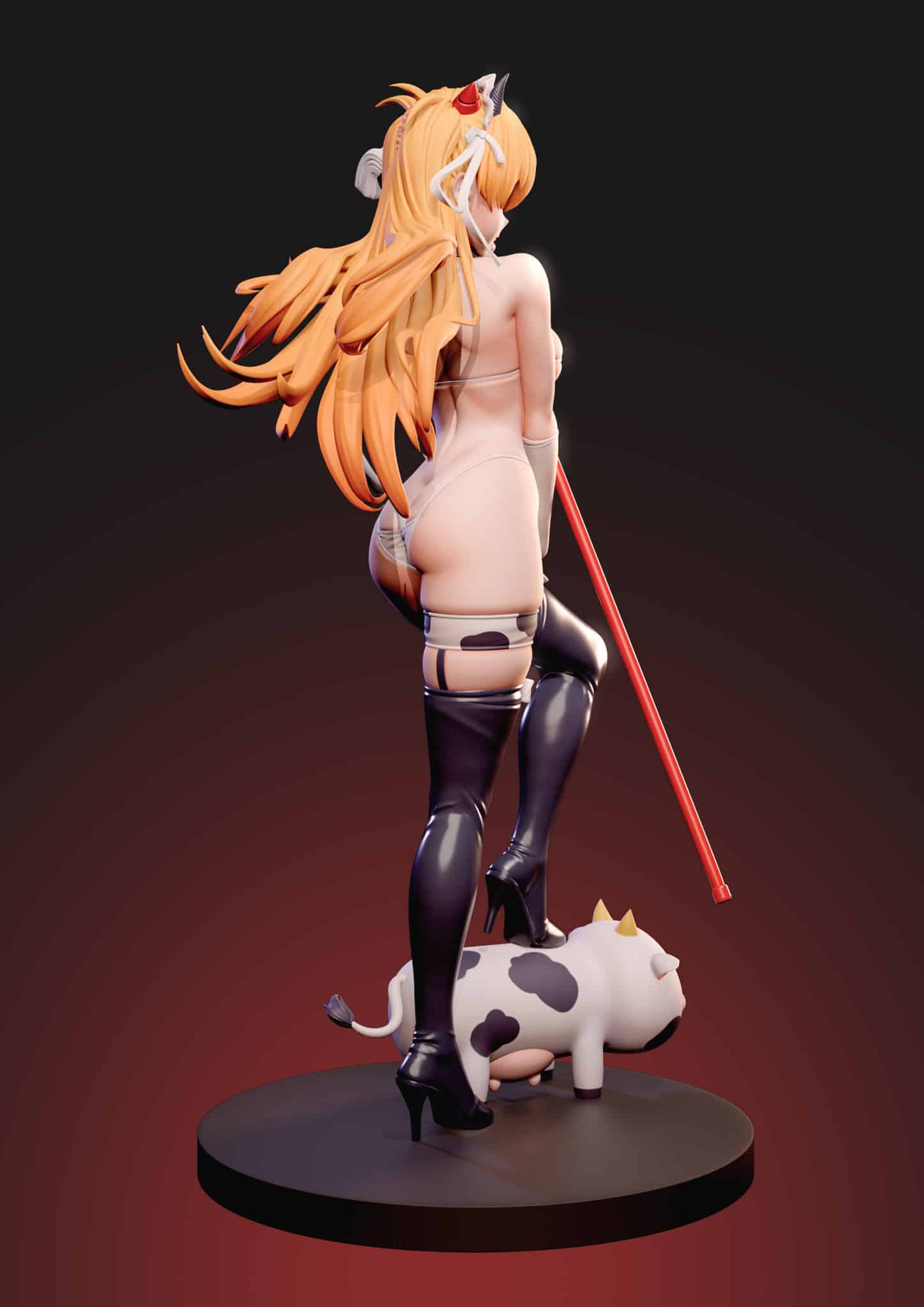 ZiYe Studio Neon Genesis Evangelion Soryu Asuka Langley Cow Maid 6